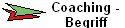 Coaching -  
 Begriff